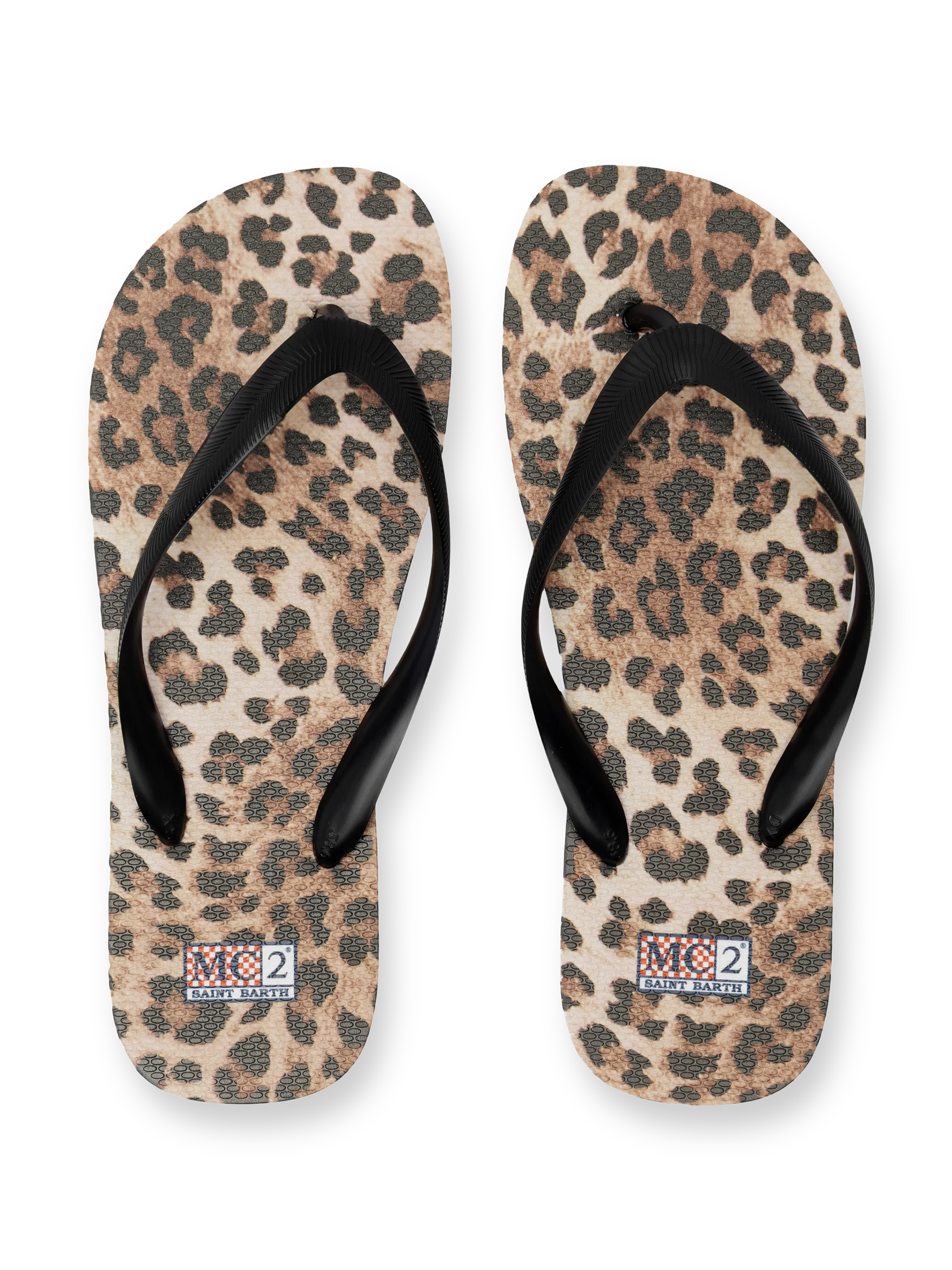 Alma flip flops with animalier print - Image 3