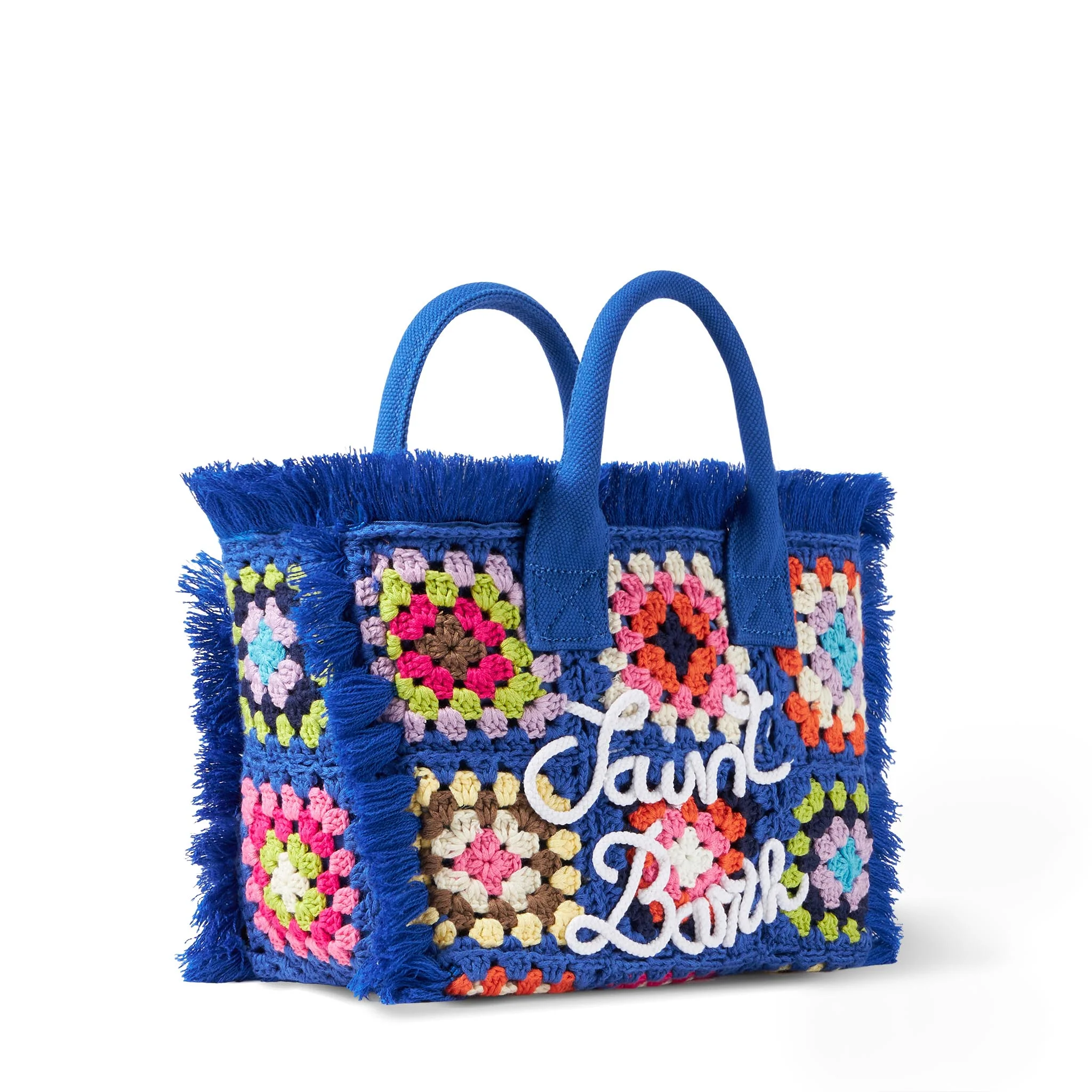 Colette blue crochet handbag - Image 3