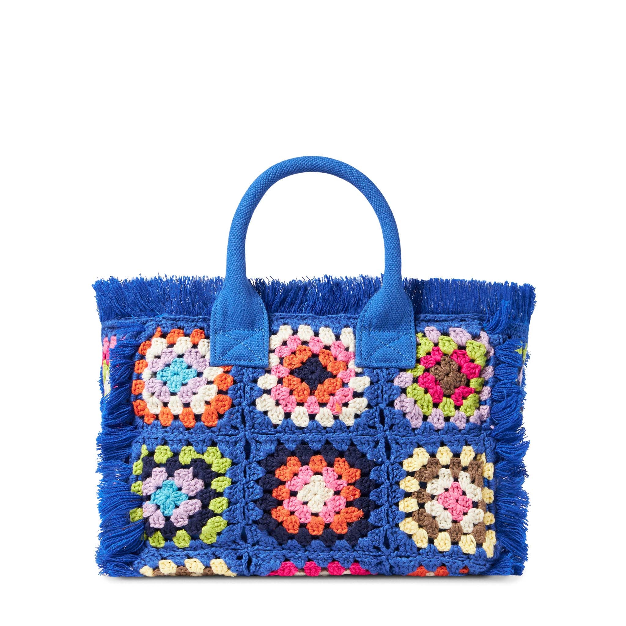 Colette blue crochet handbag - Image 4