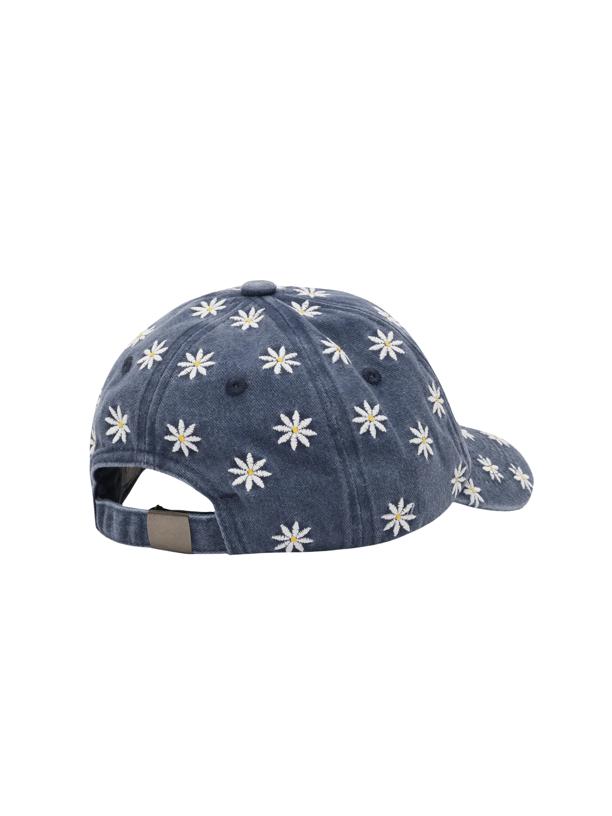 Blue denim ball cap Baseball Jr with daisy embroidery - Image 3
