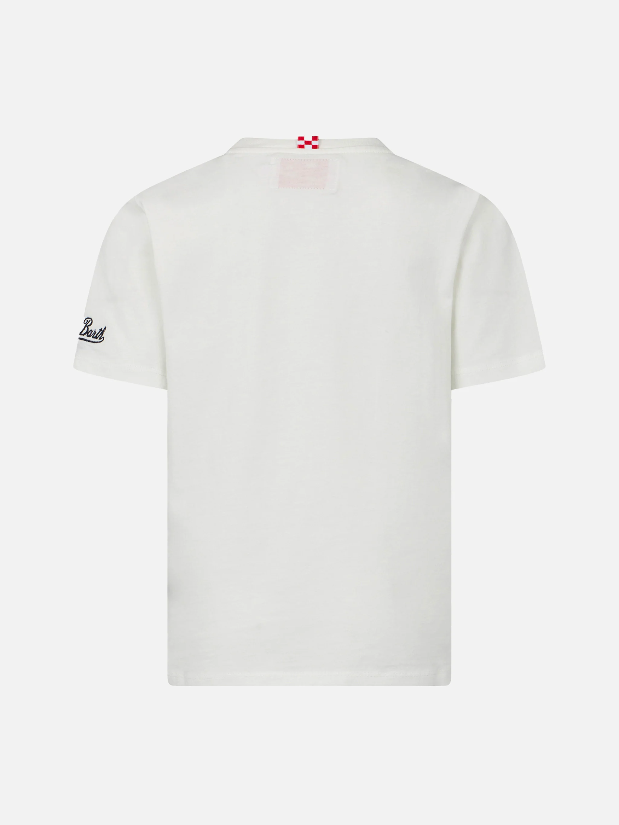 Boy cotton t-shirt with motorcycle print - Image 3