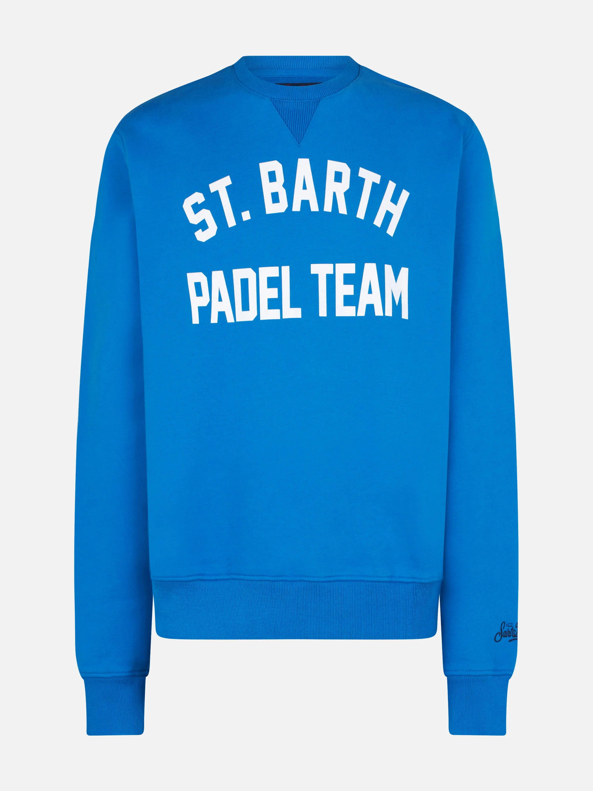 Cotton sweatshirt with St. Barth Padel Team print - Image 4