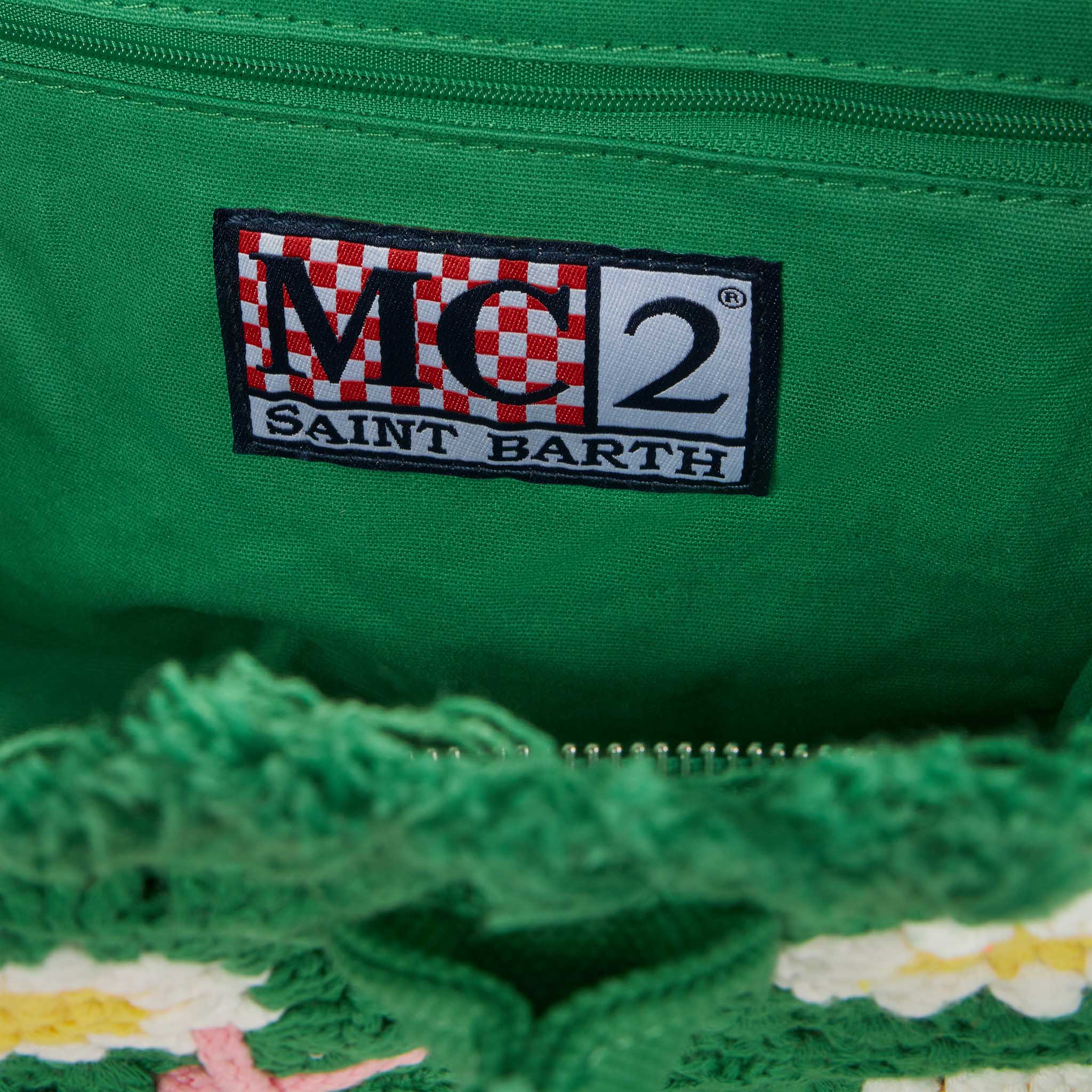 Colette handbag with crochet flower patches - Image 5