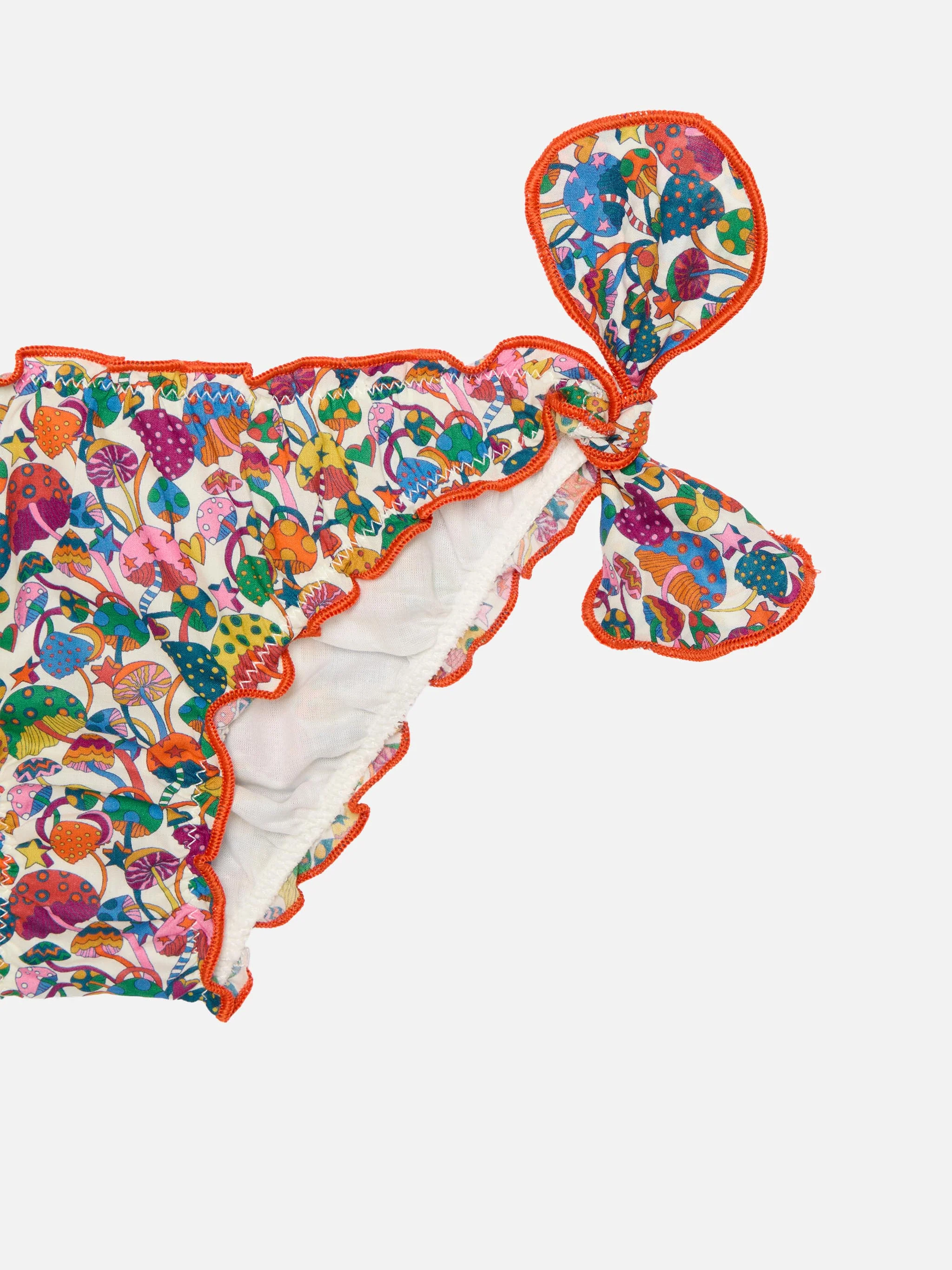 Girl bandeau bikini with Liberty print | Made with Liberty fabric - Image 3