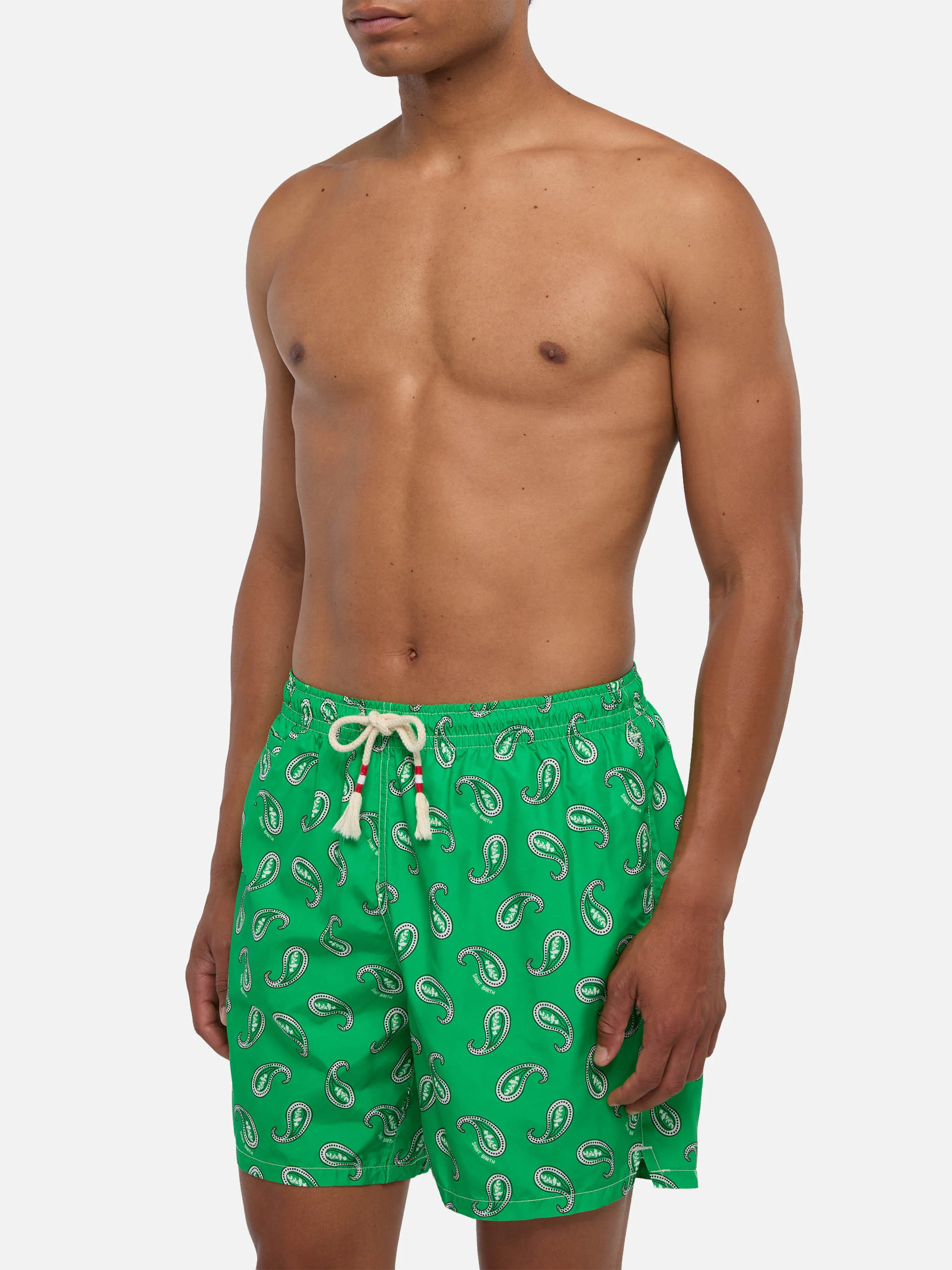 Man swim shorts with paisley print - Image 3