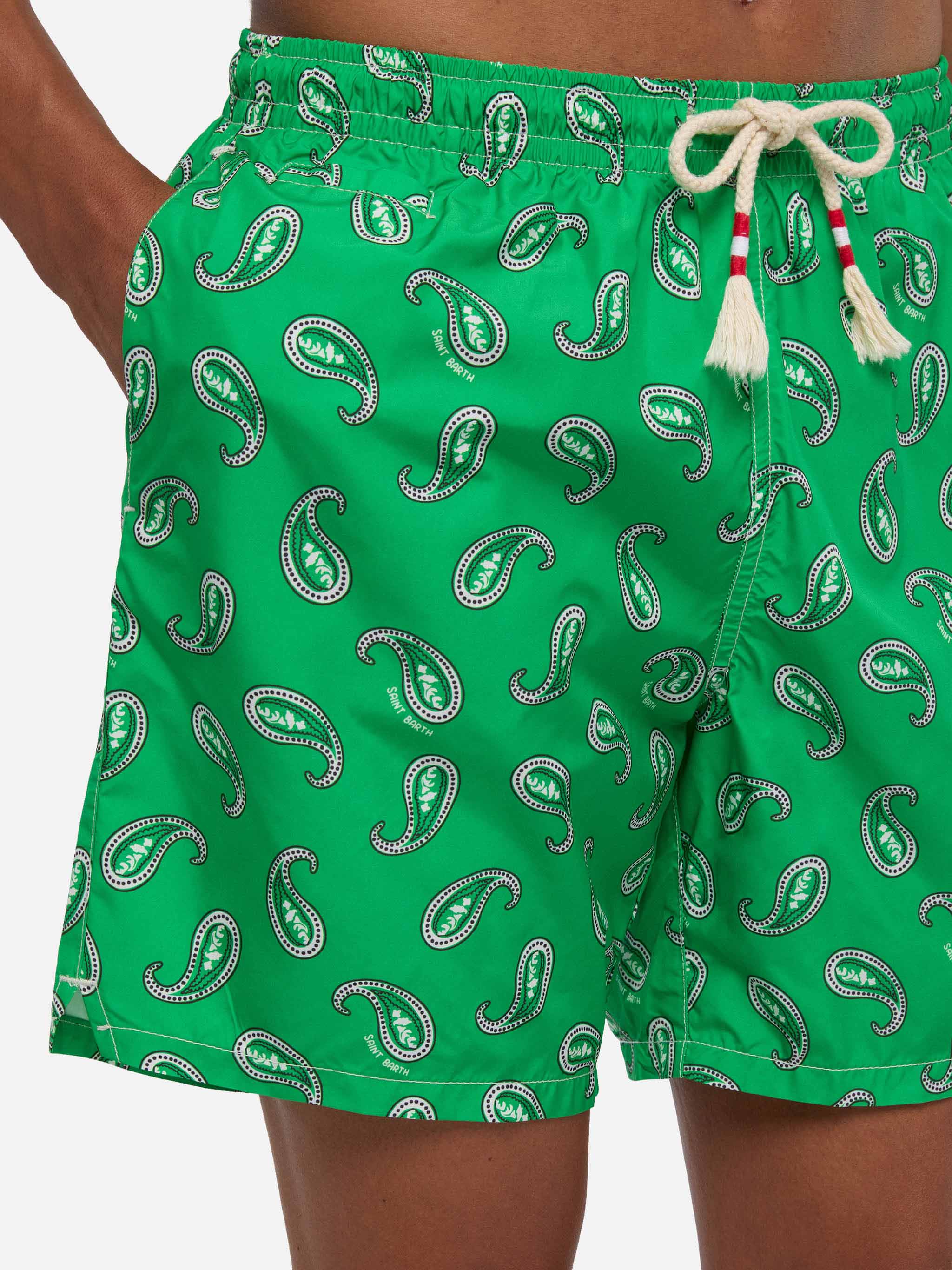 Man swim shorts with paisley print - Image 4