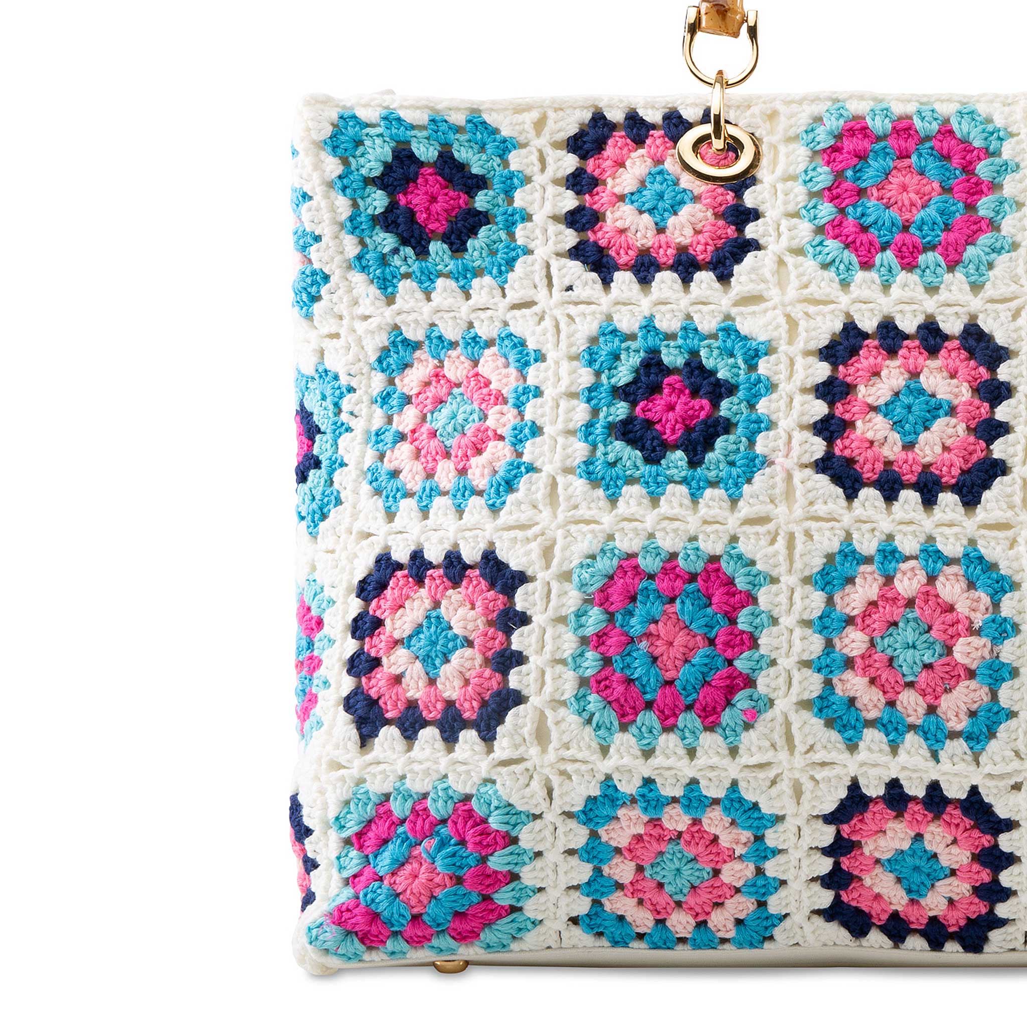 Handmade tiles crochet bag Victoria - Image 4