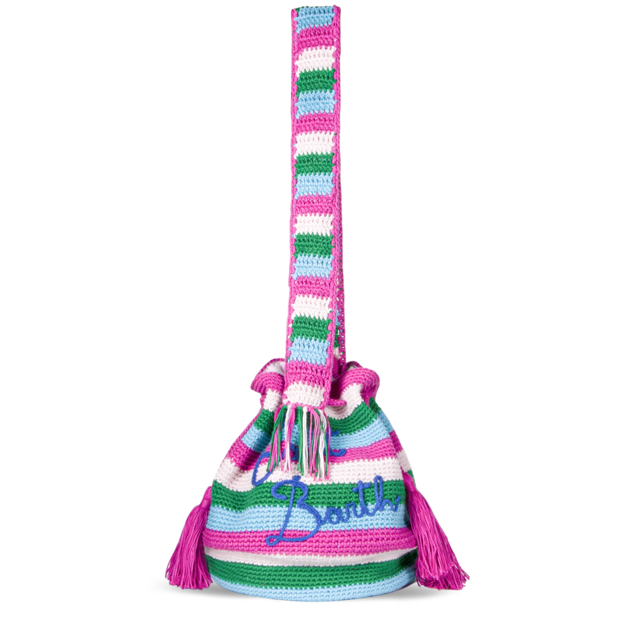 Handmade crochet bucket bag - Image 3