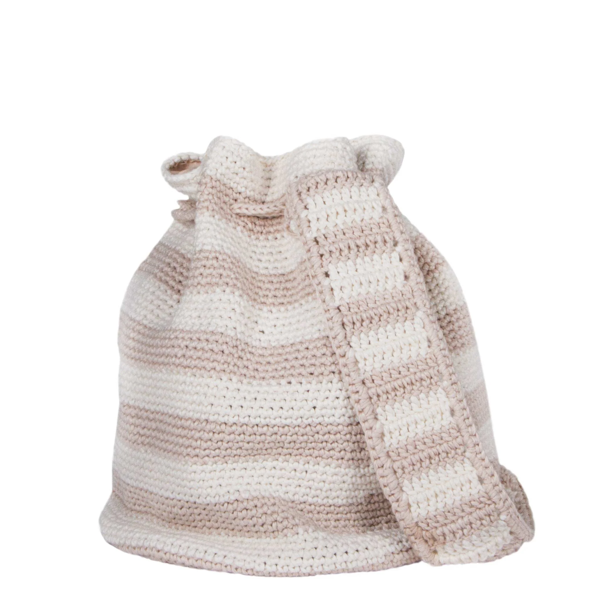 Handmade crochet bucket bag - Image 4