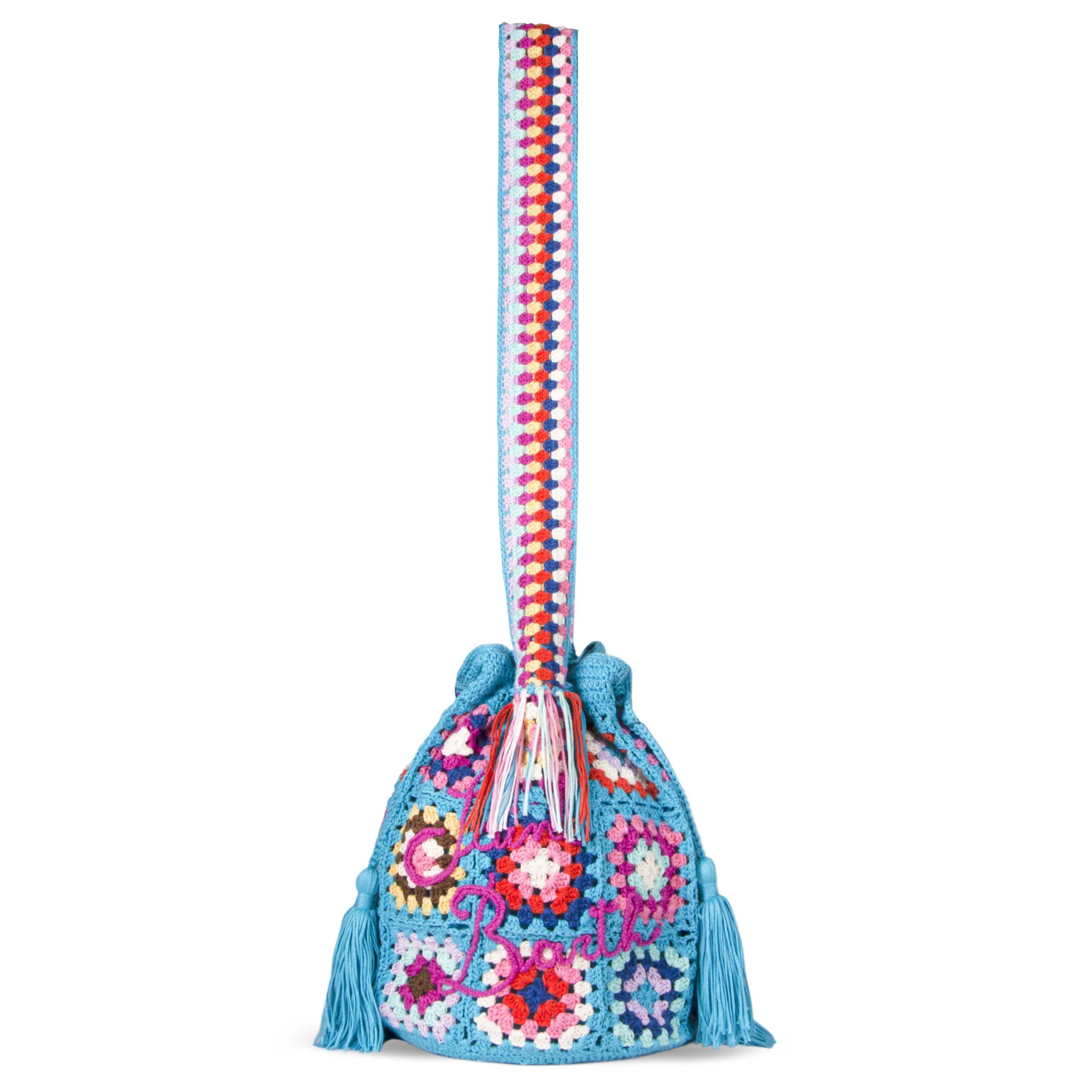 Handmade crochet bucket bag - Image 3