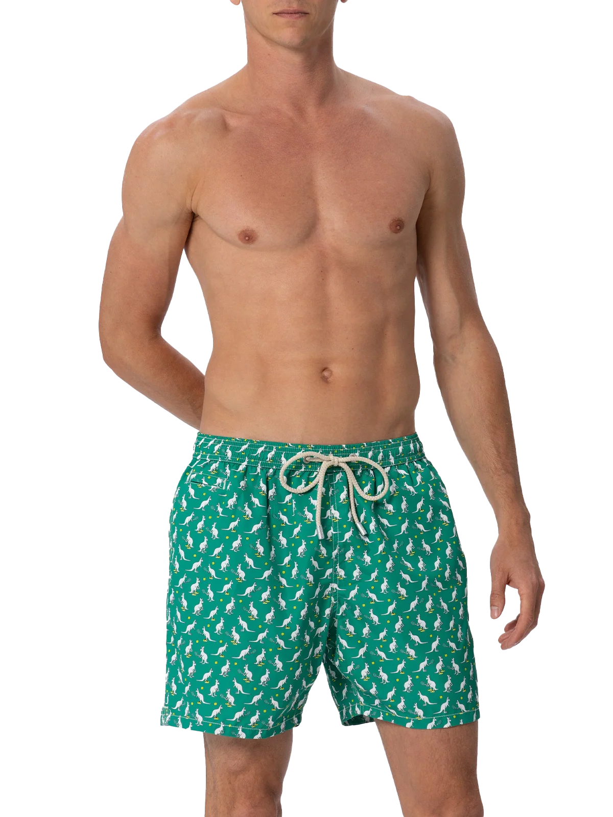 Man lightweight fabric swim-shorts Lighting Micro Fantasy with Australian Brand logo print | AUSTRALIAN BRAND SPECIAL EDITION - Image 4