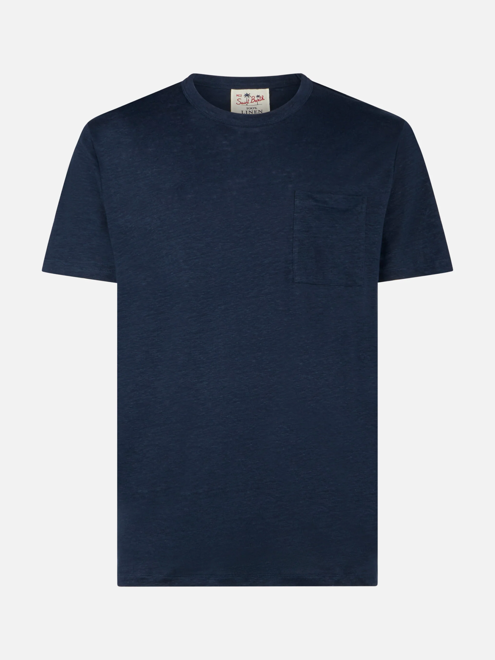 Man linen jersey t-shirt - Image 4