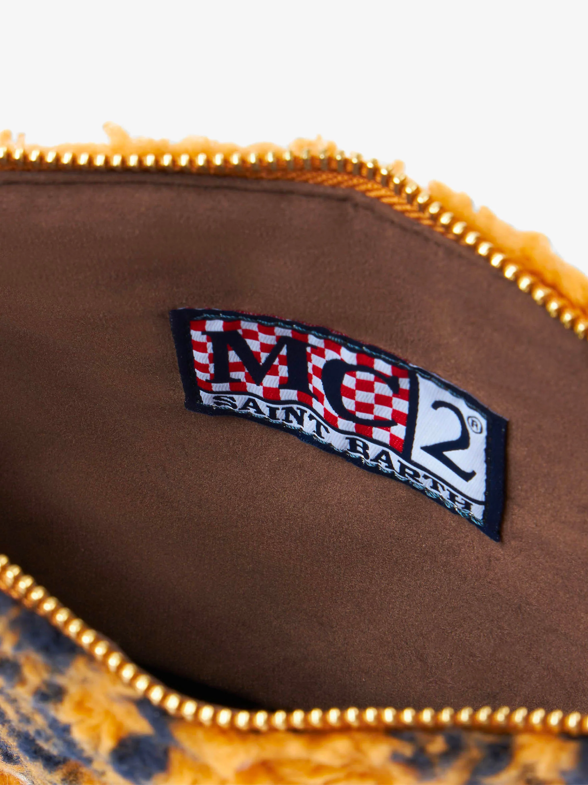 Parisienne wooly cross-body pouch bag with ochre bandanna - Image 5