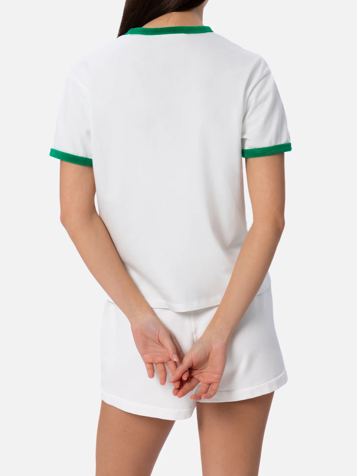 Cotton jersey crewneck t-shirt Priscilla with terry piping | AUSTRALIAN BRAND SPECIAL EDITION - Image 3