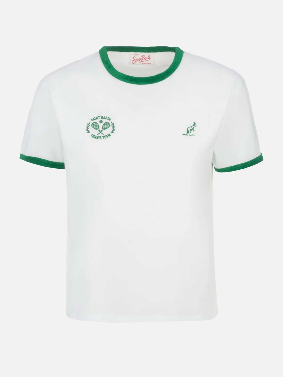 Cotton jersey crewneck t-shirt Priscilla with terry piping | AUSTRALIAN BRAND SPECIAL EDITION - Image 4