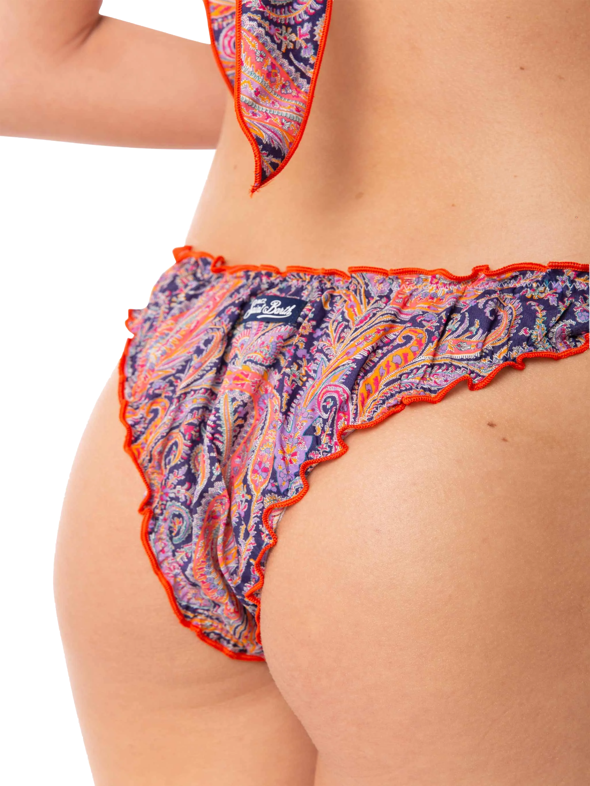 Woman bandeau bikini with Liberty print | Made with Liberty fabric - Image 4