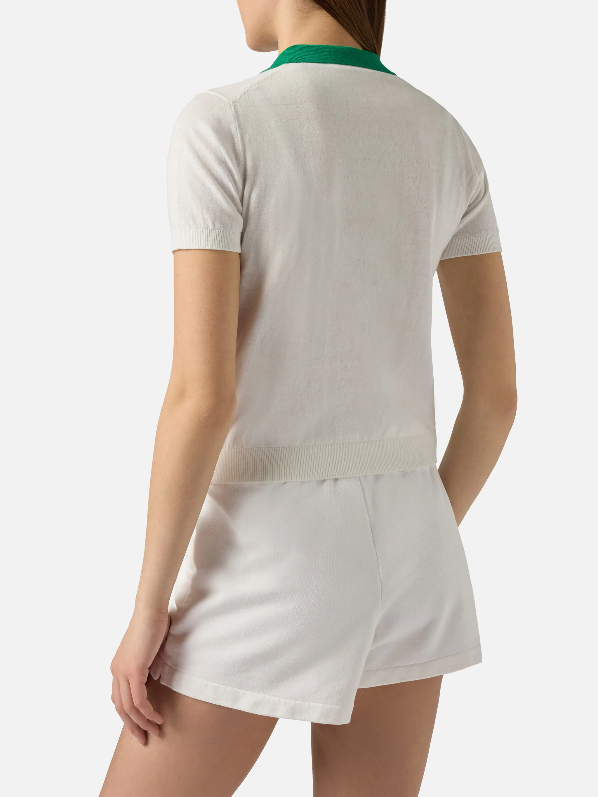 Woman cotton knitted polo Evonne | AUSTRALIAN BRAND SPECIAL EDITION - Image 3