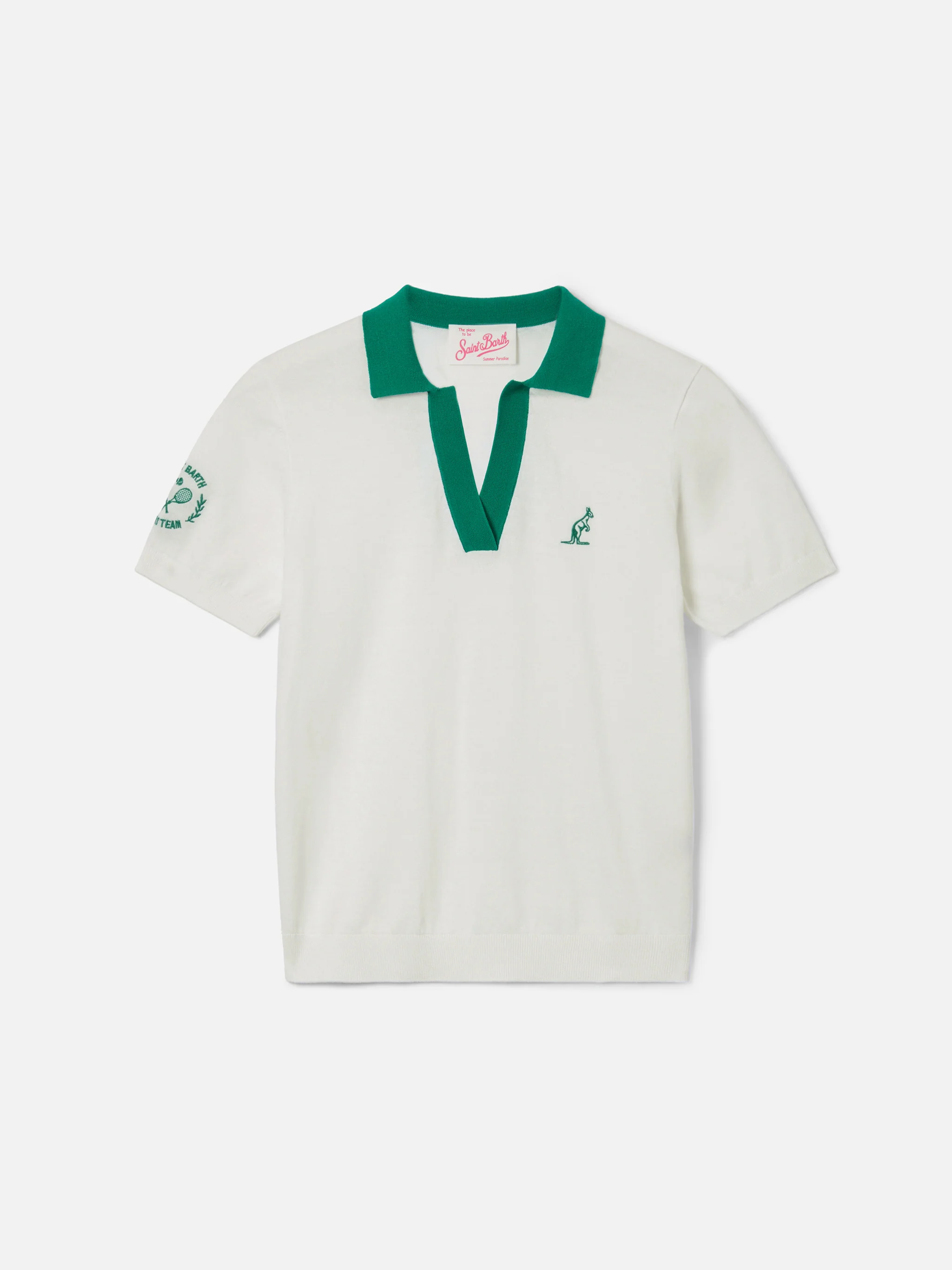 Woman cotton knitted polo Evonne | AUSTRALIAN BRAND SPECIAL EDITION - Image 6